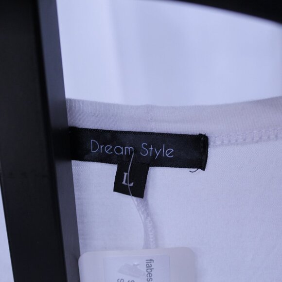 Black and White Sequin Shamrock Women's Long Sleeve Top - Picture 6 of 9